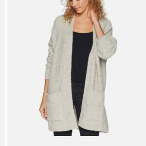 Free People Wool Blend Cardigan Duster Pullover Pockets Longline Size XS